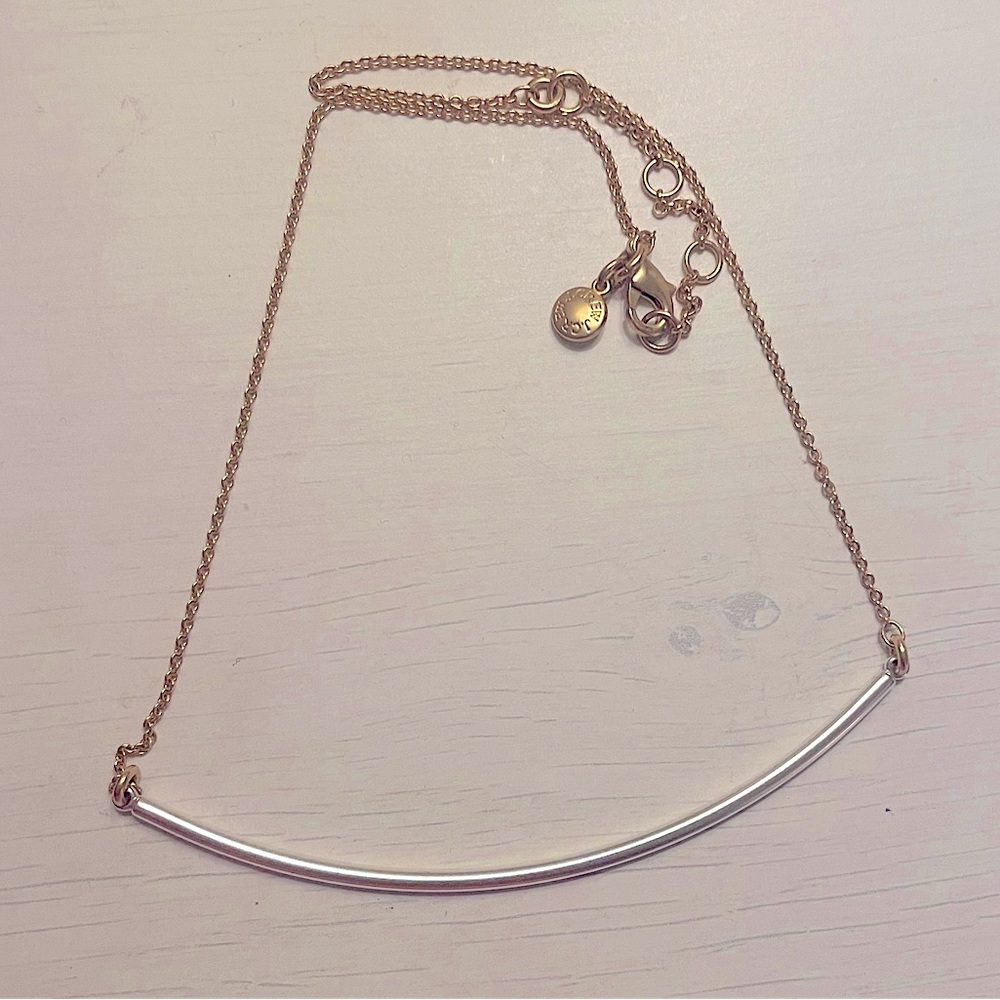 J. Crew Mixed Metal Collar Necklace